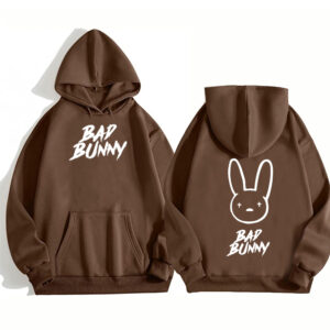 Brown Bad Bunny Hoodie