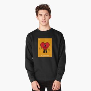 Bad Bunny Loteria card Pullover Sweatshirt