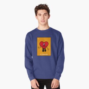 Bad Bunny Loteria card Pullover Sweatshirt