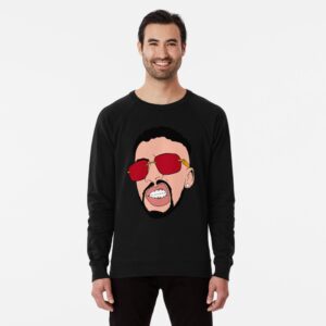 Bad bunny Lightweight Pullover Sweatshirt